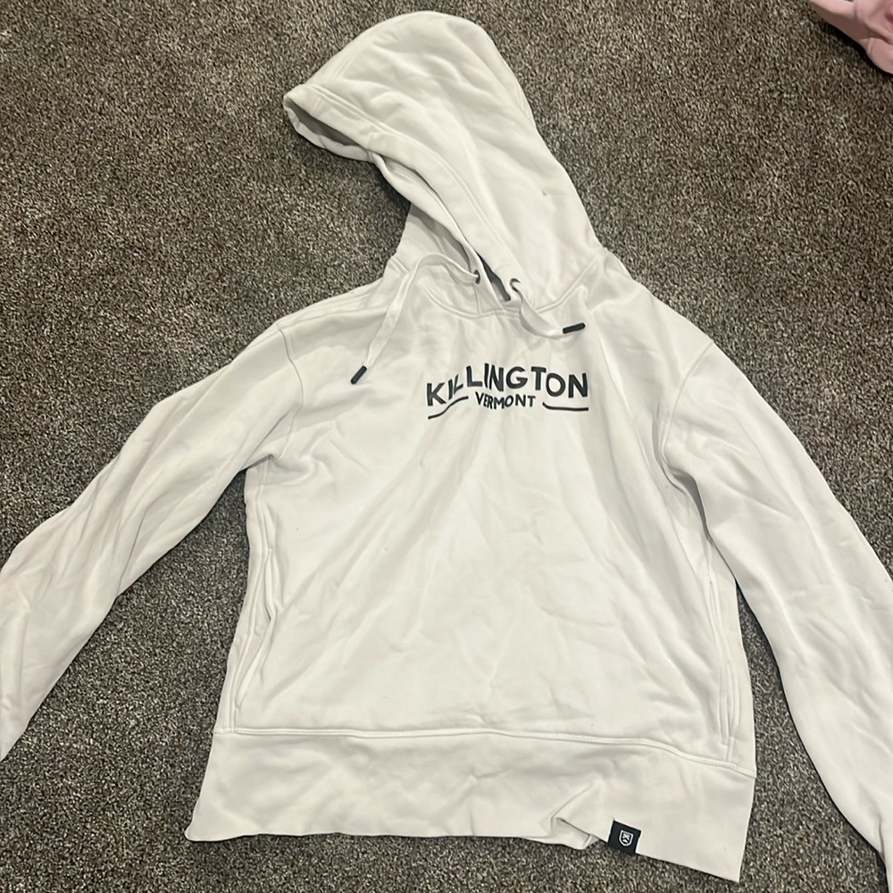 Killington Vermont white hoodie